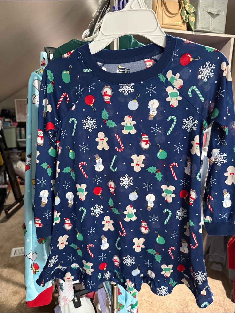 Children's Navy Blue Holiday Gown -size 4/5